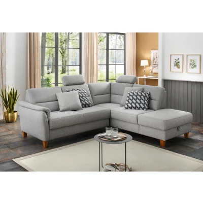 Abbildung von Home affaire Ecksofa &quot;Palmera L Form&quot;, Federkern, wahlweise mit Bettfunktion und mit/ohne Stauraum