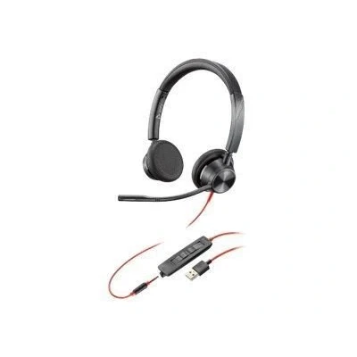 Abbildung von Poly Plantronics Blackwire 3325 M Headset, Stereo, USB A, 3,5mm Klinke, Unified Communication optimiert