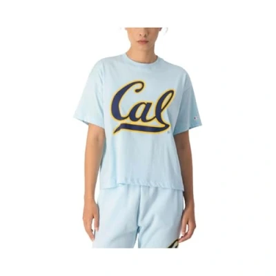 Abbildung von Champion Damen College S T Shirt, Himmelblau, M