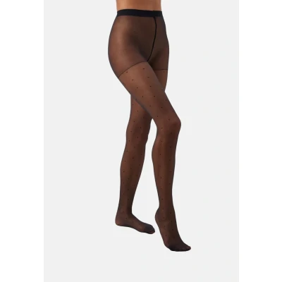 Abbildung von DIM 20 DEN Collant Effet Plumetis Strumpfhose, Damen, Größe: 46/48, Noir