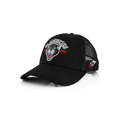 Abbildung von Blackskies Unisex Traditional Tattoo Trucker Panther Cap, Größe: One Size, Schwarz