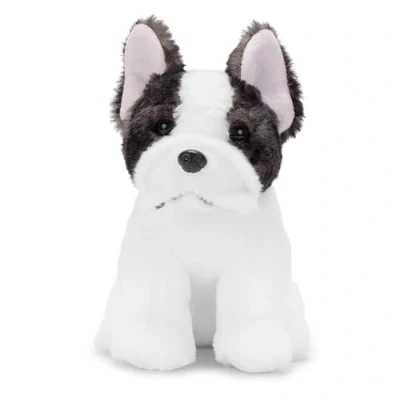 Abbildung von Zappi Co Christophe Französische Bulldogge Kuscheltier (Weiß, 22cm) Weißer Frenchie zum Knuddeln Flauschig, Recycelt &amp; Verspielt