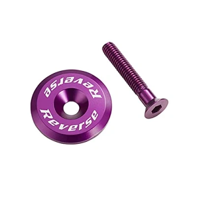 Abbildung von Steuersatzkappe mit Aluminiumschraube purple