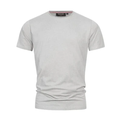 Abbildung von Indicode Jeans Walmore Tshirt basic, Herren, Größe: Small, Lt grey