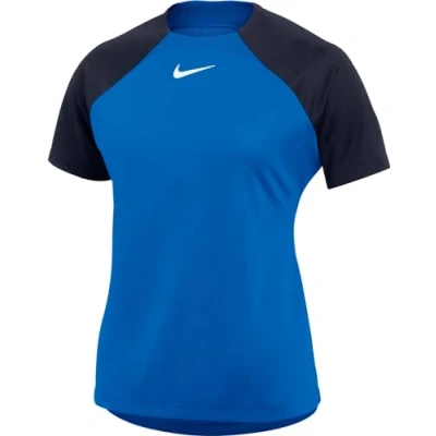 Abbildung von NIKE DH9242 463 W NK DF ACDPR SS TOP K T Shirt Damen ROYAL Blue/Obsidian/White Größe S