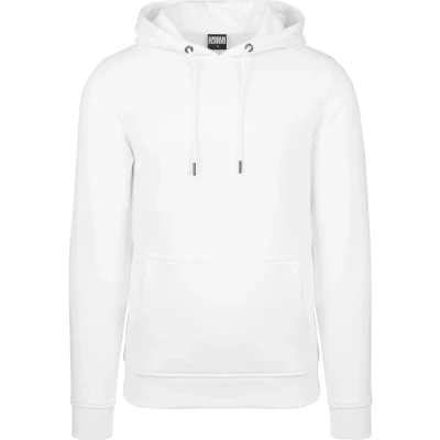 Abbildung von Urban Classics Basic Kapuzenpullover, Herren, Größe: Small, White