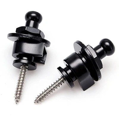 Abbildung von 2PCS Strap Lock Security Endknopf Gitarrengurte Gurtschloesser fuer Gitarre