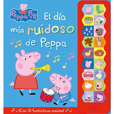 Abbildung von Peppa Pig. Libro con sonidos El día más ruidoso de