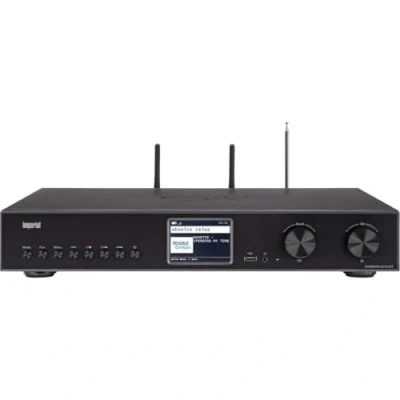 Abbildung von Imperial DABMAN i510 BT Hifi Tuner Internetradio / Digitalradio (DAB+ DAB UKW WLAN LAN, Bluetooth senden und empfangen, USB, Streamingdienste Amazon Music, Napster uvm.) schwarz