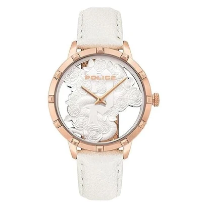 Abbildung von Police Unisex Erwachsene Analog Quarz Uhr mit Leder Armband PL16041MSR.01