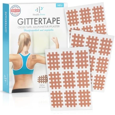 Abbildung von Health Press® Gittertape Typ A Hautfarben 180 St