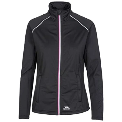Abbildung von Trespass Teegan, Black, XS, Schnelltrocknendes Sport Top für Damen, X Small, Schwarz