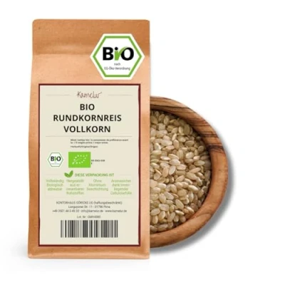 Abbildung von Kamelur BIO Rundkornreis Vollkorn (5kg) Rundkorn Reis &amp; ungeschält ohne Zusätze