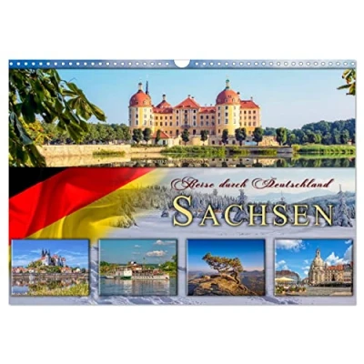 Abbildung von Reise durch Deutschland Sachsen (Wandkalender 2025 DIN A3 quer), CALVENDO Monatskalender