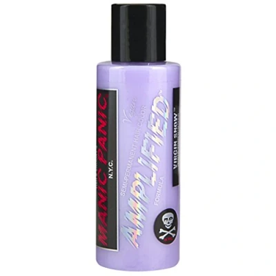 Abbildung von Manic Panic Virgin Snow Amplified Creme, Vegan, Cruelty Free, Semi Permanent Hair Toner, Eliminates Brassy Tones, 118ml