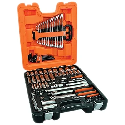 Abbildung von Bahco Maulschlüsselsatz 1/4+1/2&#039; 103 Teile, 4 34 mm S103