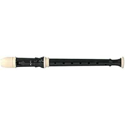Abbildung von Aulos 700019 C Sopran Blockflöte Alouete Mod.103N barocke Griffw. Braun mit Tasche + Wischerstab und Grifftabelle