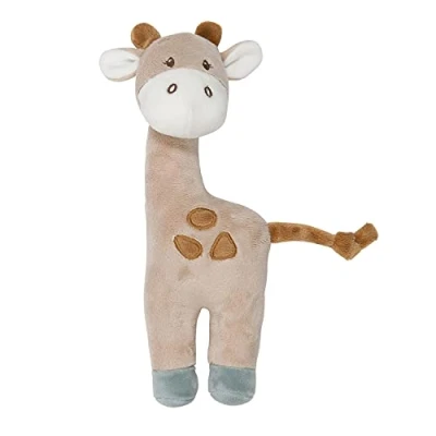 Abbildung von Nattou Kuscheltier Rassel aus Polyester, Giraffe Luna, Ca. 23 cm, Luna und Axel, Grün / Beige