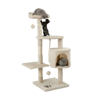 Abbildung von lionto Kratzbaum Katzenkratzbaum Höhe 112 cm, beige