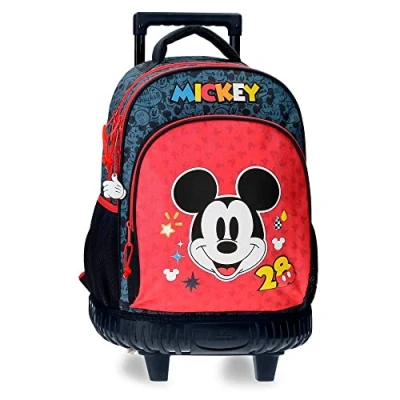 Abbildung von Disney Mickey Get Moving Rucksack Compact 2 Räder, mehrfarbig, 32 x 45 21 cm, Polyester, 28,9 l, bunt, Rollen