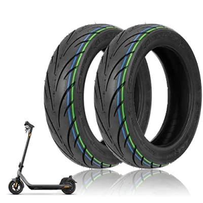 Abbildung von MotuTech 10 x 2,3 6,5 Zoll Tubeless Reifen für Niu KQI2 Elektroroller hinten vorne Typ (25,4 cm) rutschfest ohne Schlauch Vibrationsdämpfung (2 Stück)