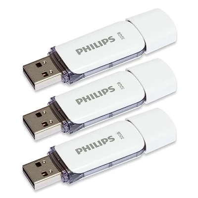 Abbildung von Philips FM32FD70E/00 USB Stick (USB 2.0, Lesegeschwindigkeit 23,00 MB/s, Shadow Grey®, 32GB, USB2.0, 3er Pack)