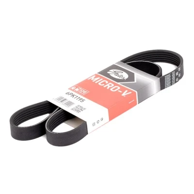 Abbildung von GATES 6PK1195 Keilrippenriemen 1195 6 Polyester, EPDM (Ethylen Propylen Dien Kautschuk) RoadMax Value Line RENAULT: Megane 4 Grandtour, Kadjar