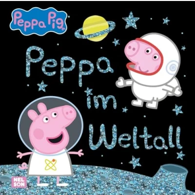 Abbildung von Peppa Wutz Bilderbuch: im Weltall: Mit glänzender Folie auf dem Cover