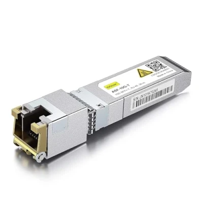 Abbildung von 10Gb SFP+ auf RJ45 Modul 30 meter, 10GBase T Kupfer CAT.6a Transceiver Kompatibel für Cisco SFP 10G S, Ubiquiti UniFi UF 10G, Mikrotik S+RJ10, Netgear, TP Link, D Link