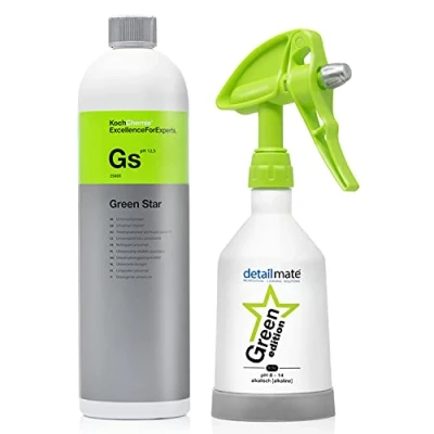 Abbildung von detailmate Koch Chemie Green Star Universalreiniger Mehrzweckreiniger Allzweckreiniger (2 St. mit Sprühflasche 1 Liter im Set)
