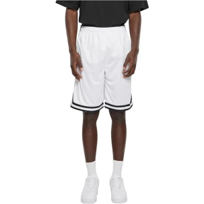 Abbildung von Urban Classics Stripes Shorts, Herren, Größe: Small, white black