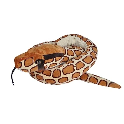Abbildung von WILD REPUBLIC Plush Snake Jumbo Burmesische Python, Plüsch Schlange, Riesen Kuscheltier, 280 cm, Baby Shower Geschenk, Stofftier, Füllung aus recycelten Wasserflaschen, 113&quot;