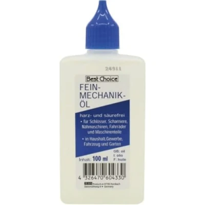 Abbildung von Osma 100 ml Flasche Feinmechaniköl Nähmaschinenöl Universalöl Hohe Viskosität Harzt nicht &amp; geruchsneutral Ideal für feinmechanische Komponenten, Scharniere, Türen, Fenster, Elektro Rasierer