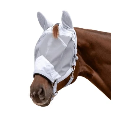 Abbildung von Waldhausen Fliegenmaske Premium mit Halster Silber Grau XWarmblut Agradi.deVerkauft von Agradi