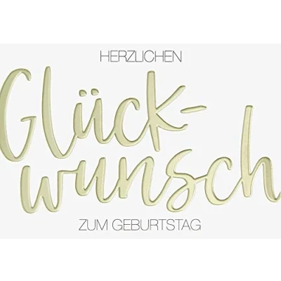 Abbildung von Geburtstagskarte Lifestyle Textkarte weiß 11,6 x 16,6 cm