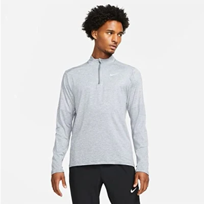 Abbildung von Nike Performance Langarmshirt, Herren, Größe: Medium, Smoke grey/grey fog/silver