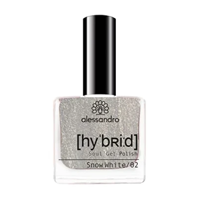 Abbildung von alessandro Hybrid Lack Winter Magic SNOW WHITE In nur 3 Schritten perfekte Nägel ohne LED bis zu 10 Tagen halt! 8 ml