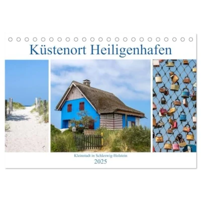 Abbildung von Küstenort Heiligenhafen (Tischkalender 2025 DIN A5 quer), CALVENDO Monatskalender