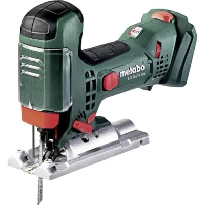 Abbildung von Metabo Akku Stichsäge STA 18 LTX 100 (Säge ohne Akku, Schwenkbereich 45 / + 45, Softgrip Oberfläche, Sägeblattwechsel werkzeuglos) 601002890