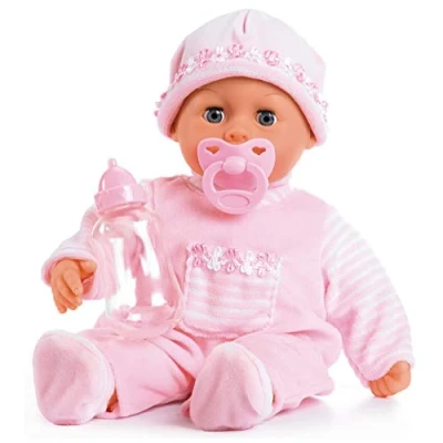 Abbildung von Bayer Babypuppe First Words Baby, 38 cm rosa (3 tlg)