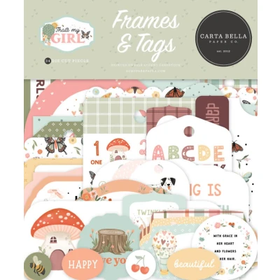 Abbildung von Carta Bella That&#039;s My Girl Frames &amp; Tags (CBG418025)