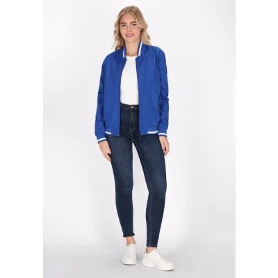 Abbildung von Schmuddelwedda College Bomberjacke, Damen, Größe: 44, Royalblau