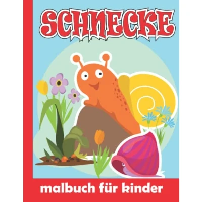 Abbildung von Schnecke Malbuch für Kinder: Malvorlagen Jungen und Mädchen