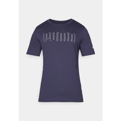 Abbildung von Puma Sport Graphic T Shirt Herren Mit Plain New Navy Größe: M