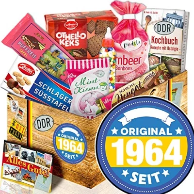 Abbildung von Original seit 1964 + Süßigkeiten Box DDR Geschenk Geschenke 60.
