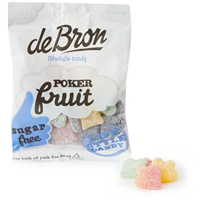 Abbildung von De Bron Pokerfruit Fruchtgummi Zucherfrei 90 g