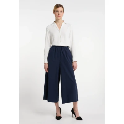 Abbildung von DREIMASTER klassik Women&#039;s Culottes S / Marine 100% Baumwolle