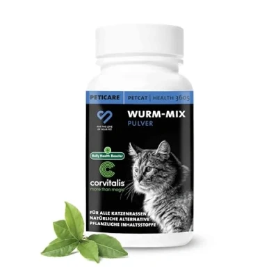 Abbildung von Peticare Wurm Mix Pulver für Katzen, Natürliche Alternative 60 g