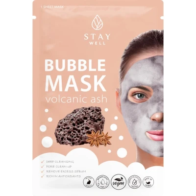 Abbildung von STAY WELL DEEP Cleansing Bubble MASK Gesichtsmaske, Größe: 20 g, Volcanic