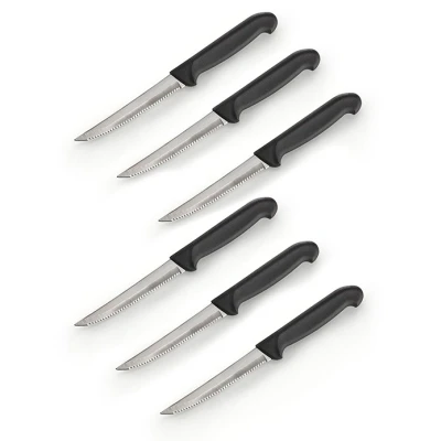 Abbildung von Buddys Allzweckmesser &quot;Buddy Blades&quot;, (Set, 6 tlg.), rostfreier Stahl, mit Wellenschliff, für Rechts /Linkshänder, teilig